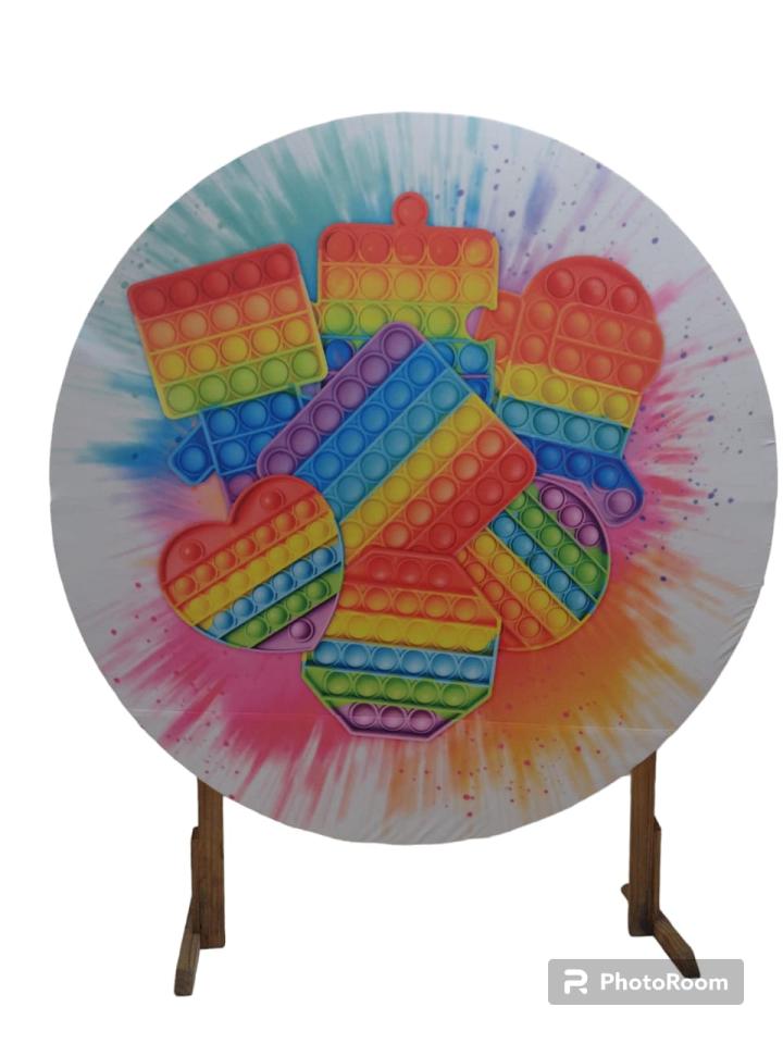 Painel redondo - Pop It