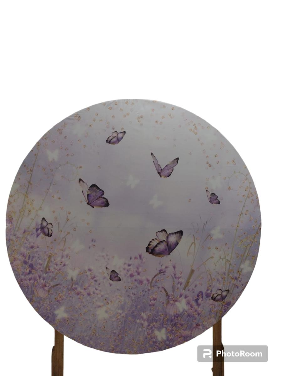 Painel redondo - Borboletas