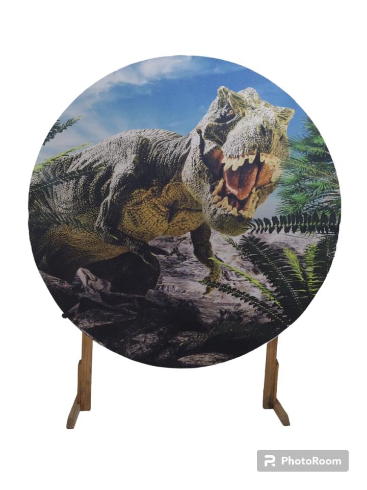 Painel redondo - Dinossauro