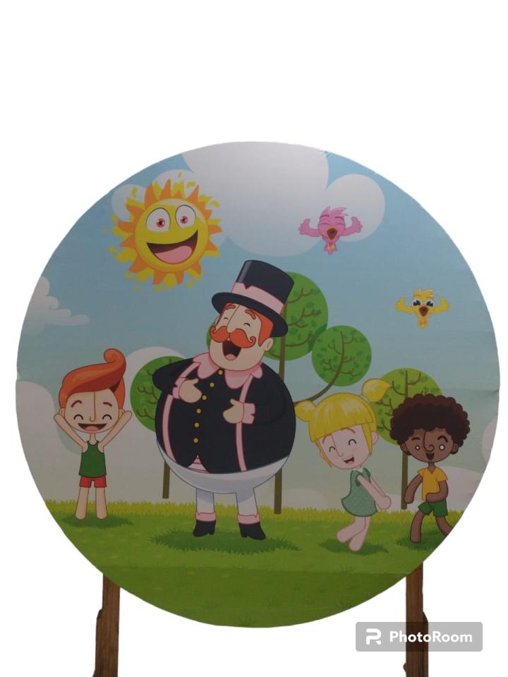 Painel redondo - Mundo Bitta