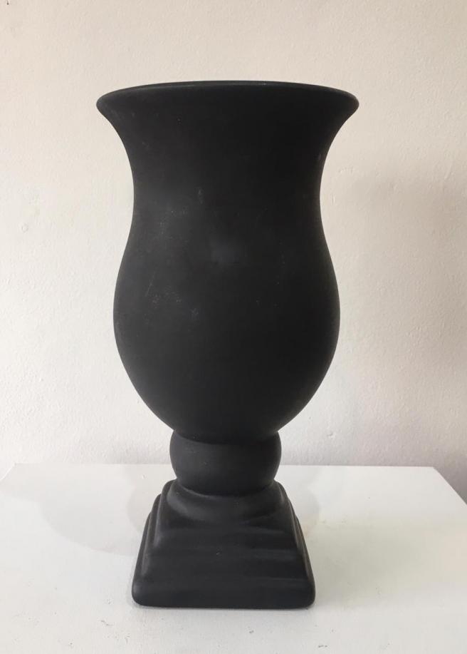 Vaso Cerâmico Preto 